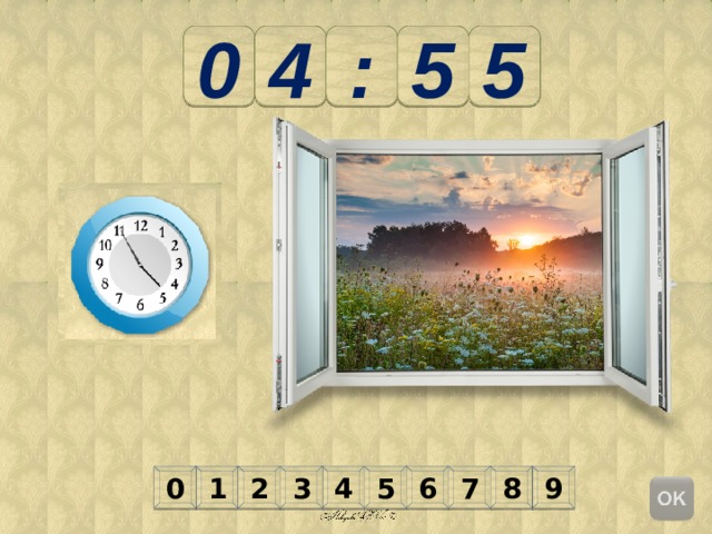 5 5 : 4 0 3 8 7 0 6 5 4 2 1 9 