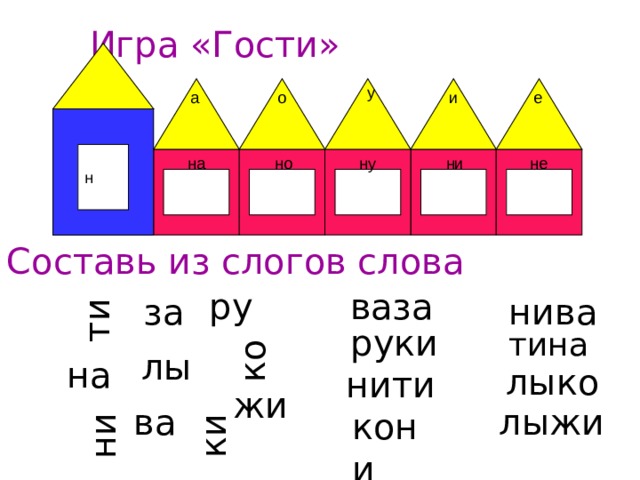 Нить схема слова