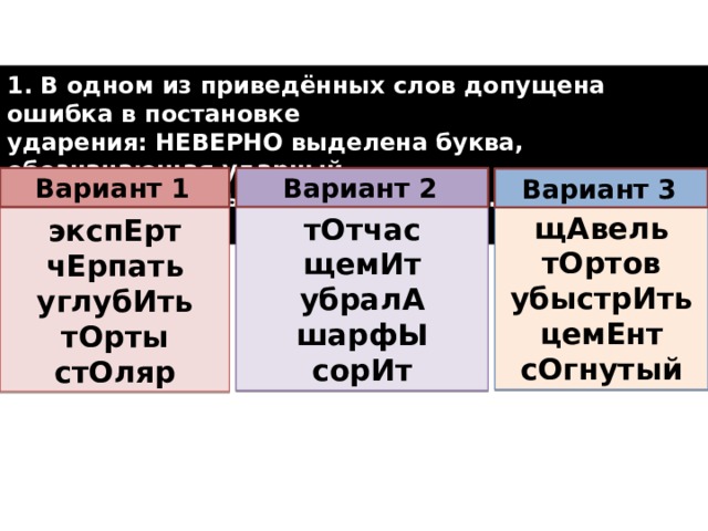 В какой записи допущена ошибка рисунок выберите один ответ a 2 b 1