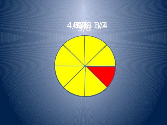7/8 5/8 1/2 4/8 6/8 1/8 3/4 2/8 3/8 