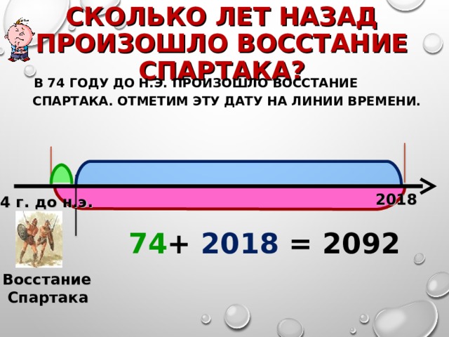 Сколько лет назад произошло восстание спартака