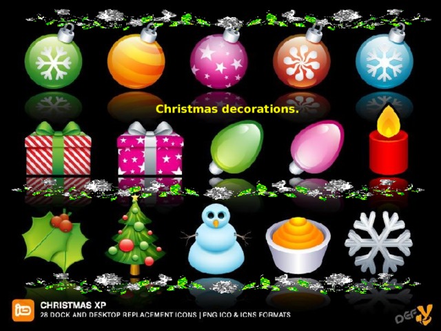 Christmas decorations. Christmas decorations. 