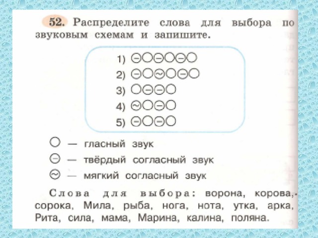 Звуковая схема перспектива