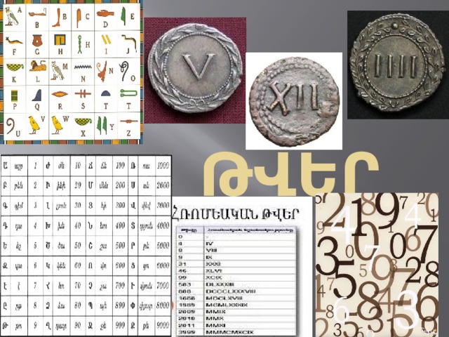  ԹՎԵՐ 