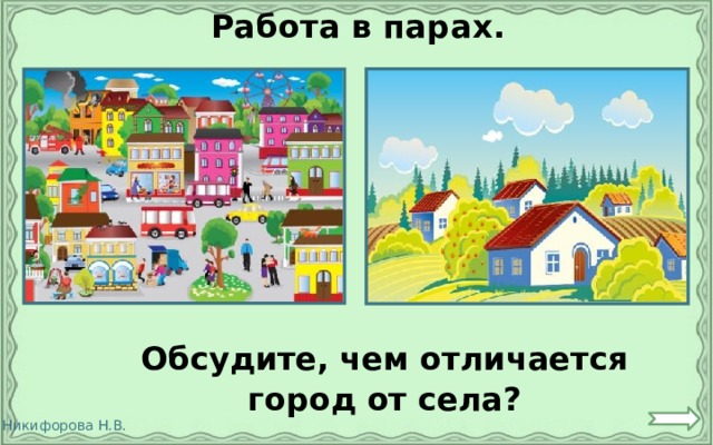 Жизнь в городе и в деревне на английском презентация