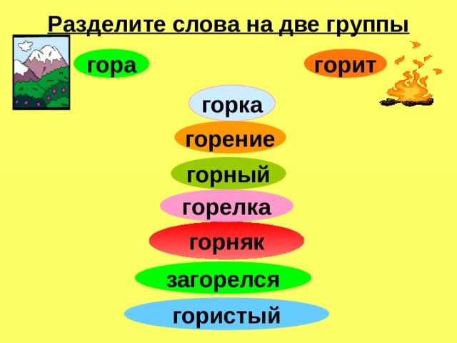 Однокоренные слова к слову «горе» - mtsonline.ru