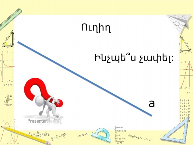 Ուղիղ Ինչպե՞ս չափել: a 
