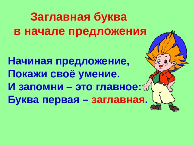 Презентация к уроку русского языка 1 класс заглавная буква в словах школа россии