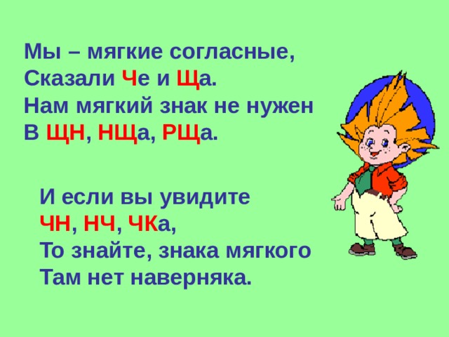 Презентация чк чн нч 1 класс