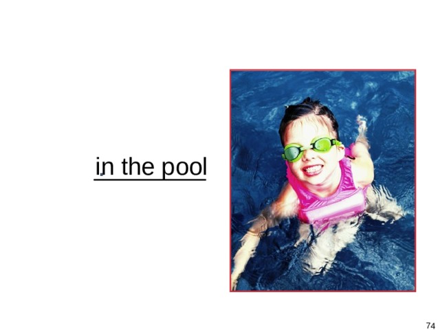 1-8 BE + A PLACE Jara is .  in the pool   