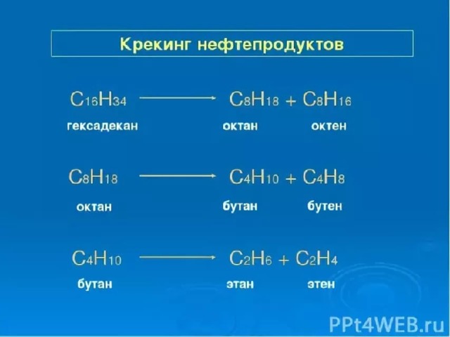 Октан уравнение