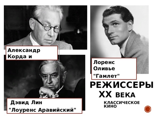 Александр Корда и Лоренс Оливье  