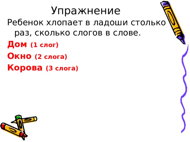 Слово окно по слогам