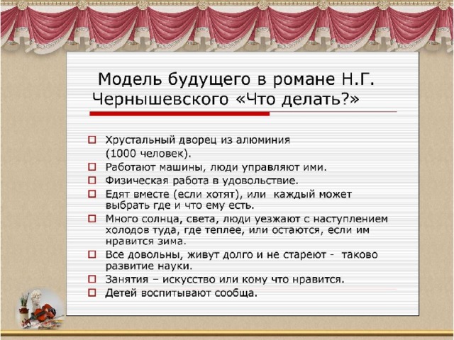 Уроки по роману что делать чернышевского в 10 классе