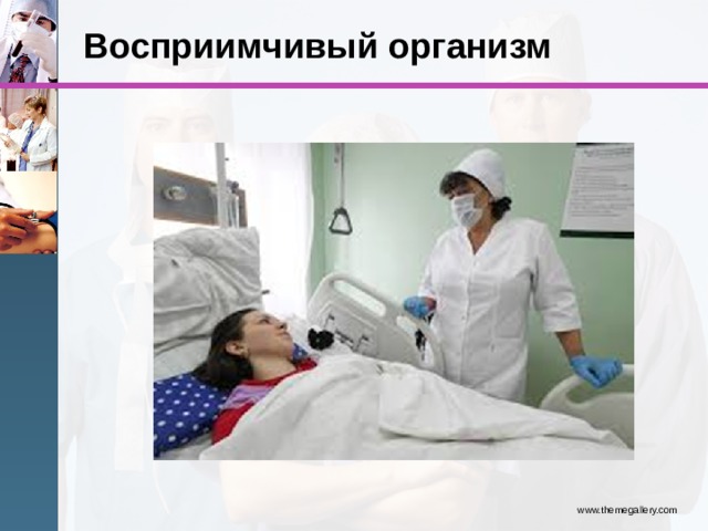 Восприимчивый организм www.themegallery.com 