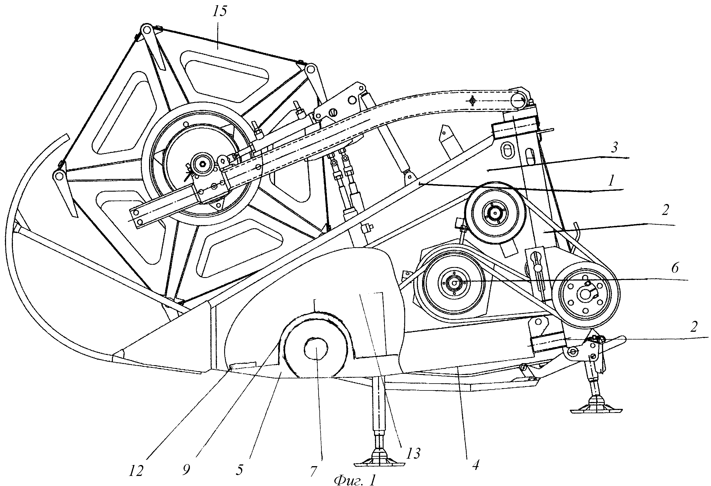 Акрос 585 ремни схема