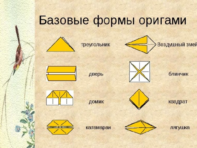 Как собрать форму двери в оригами