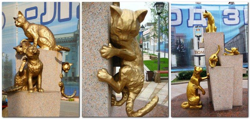 Сквер сибирских кошек рисунок