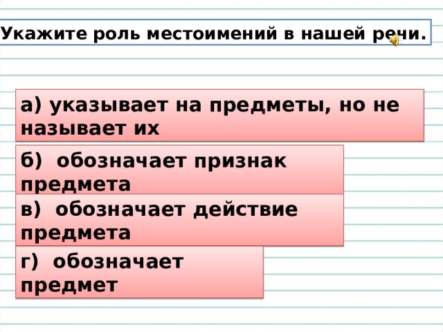 Презентация род местоимений 3 класс