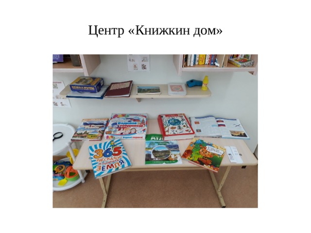 Центр «Книжкин дом» Пополнен новыми книгами из Детской библиотеки, в которую мы с ребятами запланировали сходить в «Паутинке»  