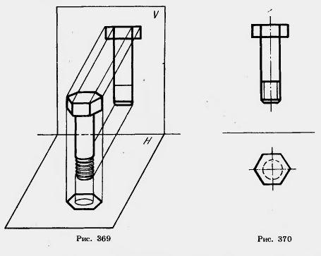 Как рисуется болт на чертеже