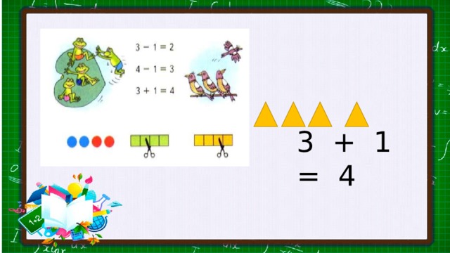 Предыдущее числа 3 3 + 1 = 4 