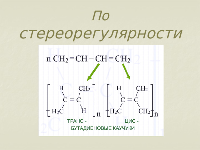 По стереорегулярности 