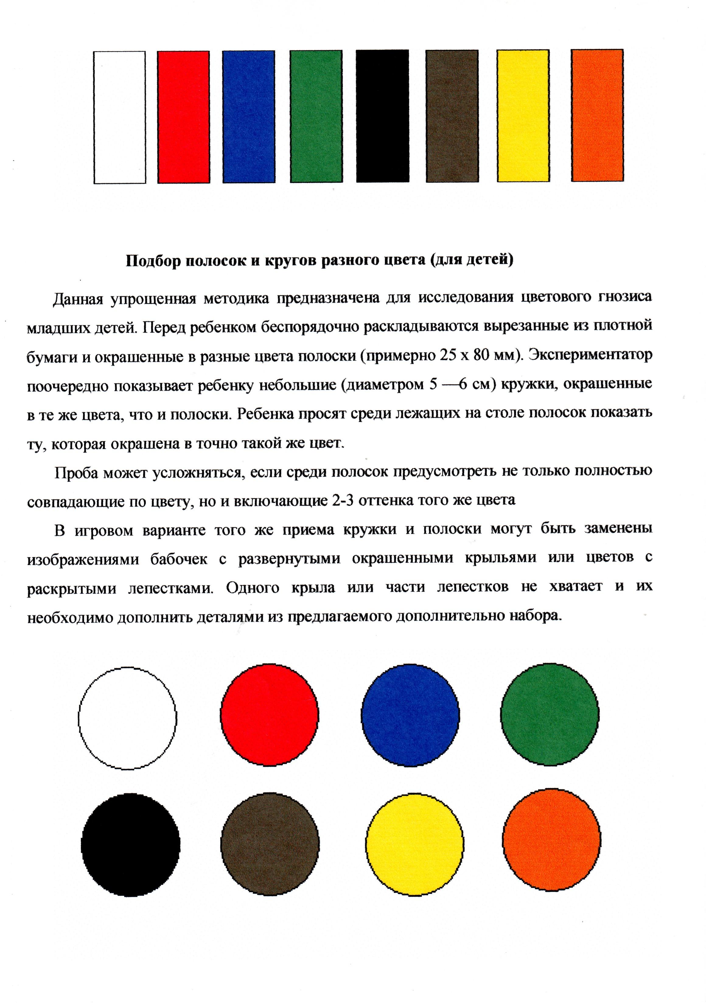 Цветовой Гнозис методика