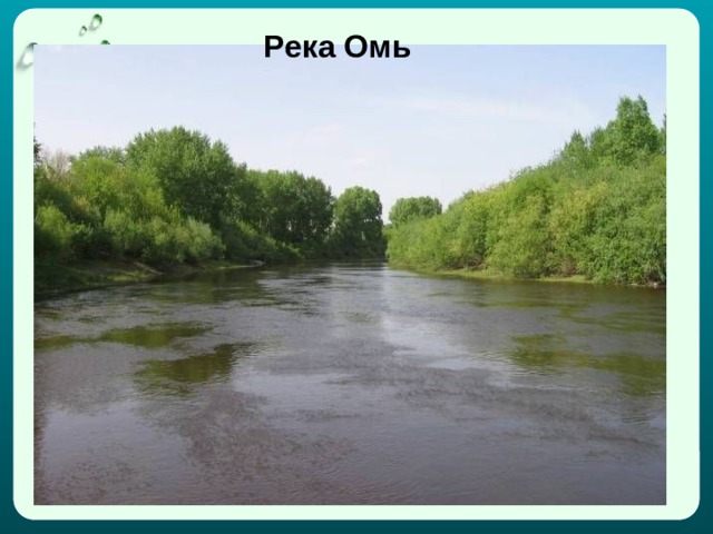 Река Омь 