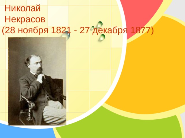  Николай   Некрасов  (28 ноября 1821 - 27 декабря 1877) www.themegallery.com 