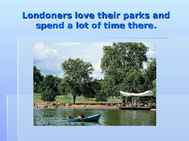 Презентация parks of london