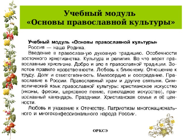 Образование как нравственная норма орксэ 4 класс презентация