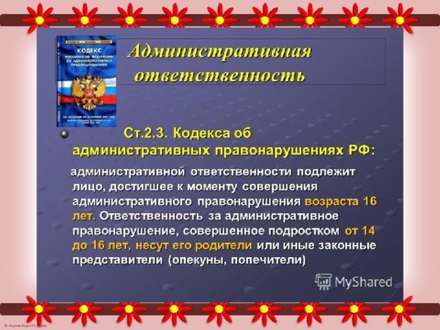 Презентация административная ответственность водителя