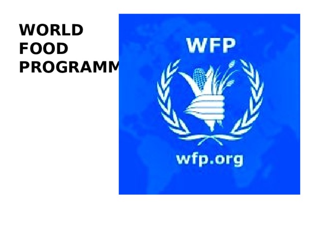 WORLD  FOOD  PROGRAMME         