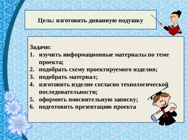 Как оформить лицевую сторону проекта