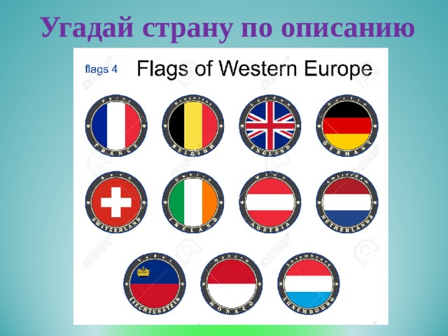 Угадай страну по описанию 