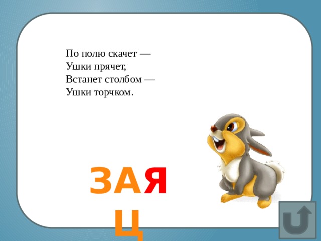 По полю скачет ушки прячет встанет столбом ушки торчком. По полю скачет ушки прячет встанет столбом ушки торчком ответ загадка. Загадка по полю скачет ушки. Слово подскочить.