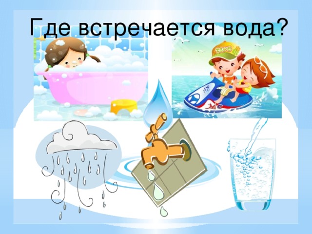 Игра кому нужна вода картинки для детей