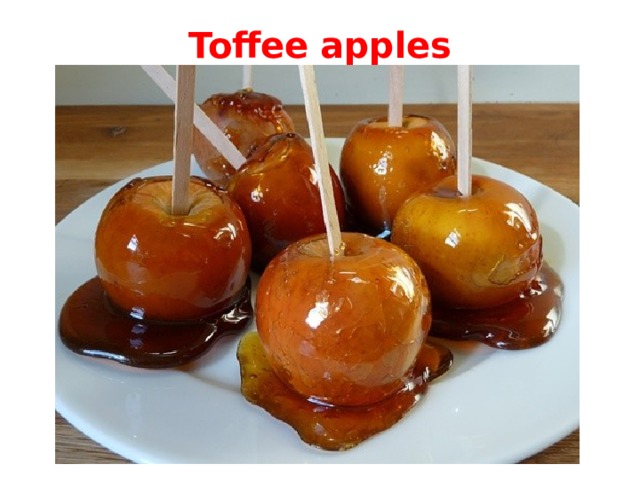 Toffee apples   