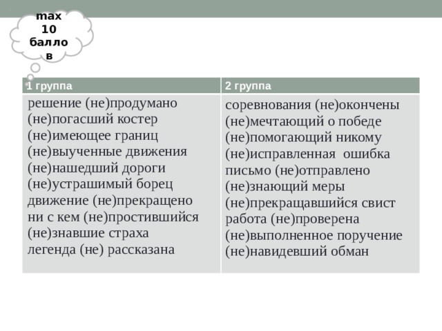 Задача не решена никем не продуманный план