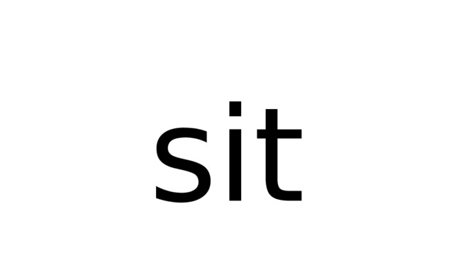 sit 