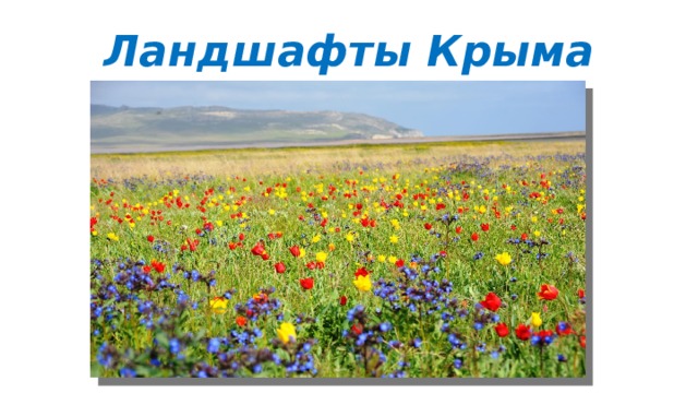 Ландшафты Крыма 