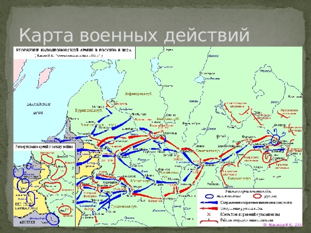Карта военных действий 
