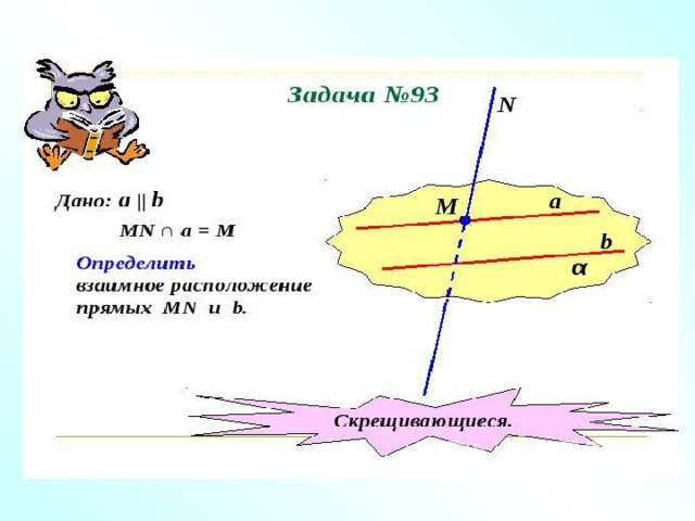 Скрещивающиеся прямые презентация 10 класс атанасян