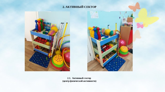2. АКТИВНЫЙ СЕКТОР 2.1. Активный сектор  (центр физической активности)  