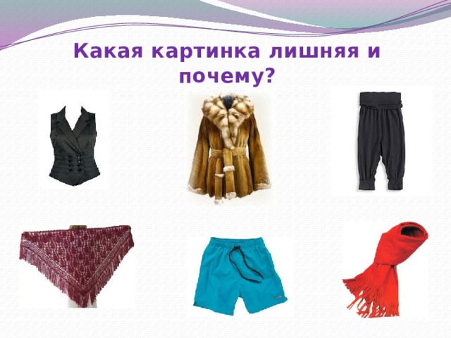 Какая картинка лишняя и почему? 