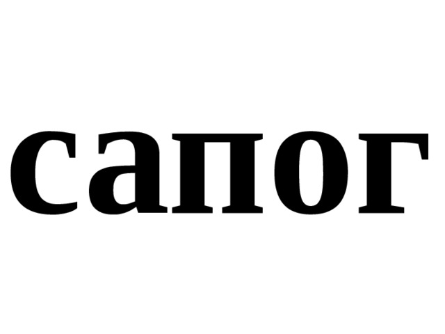сапог 