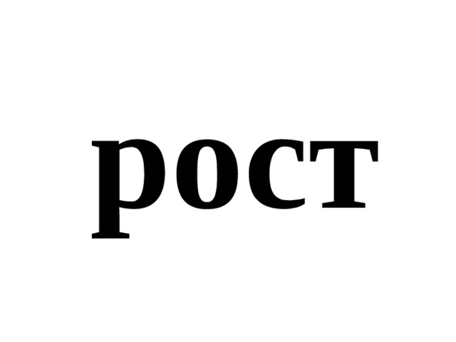 рост 