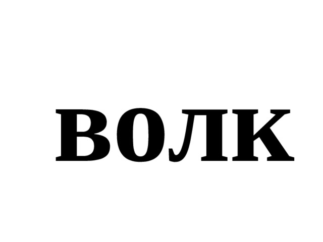 волк 