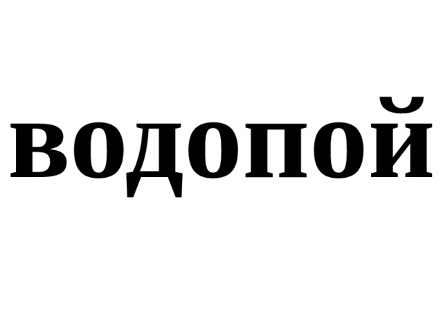 водопой 